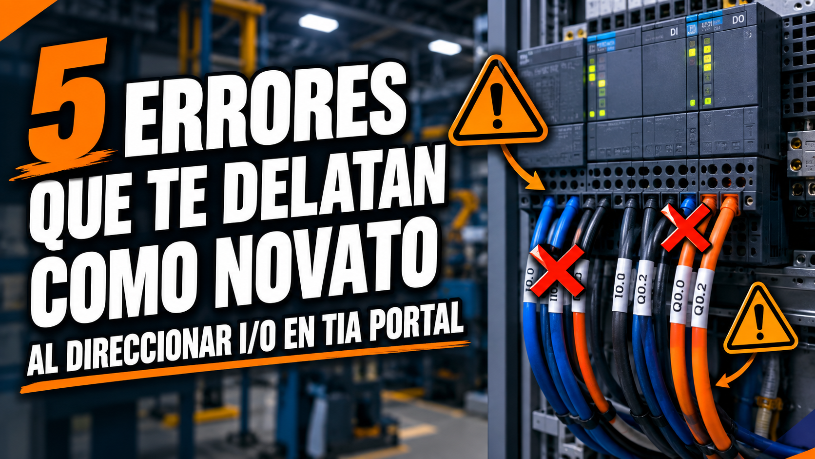 5 errores típicos al direccionar entradas y salidas en TIA Portal